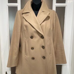 Banana Republic Classic Camel Pea Coat
